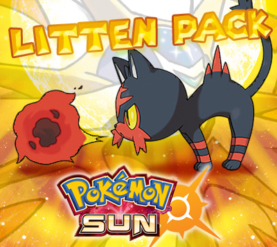 Litten Prime Pack for Pokemon Sun (EU)